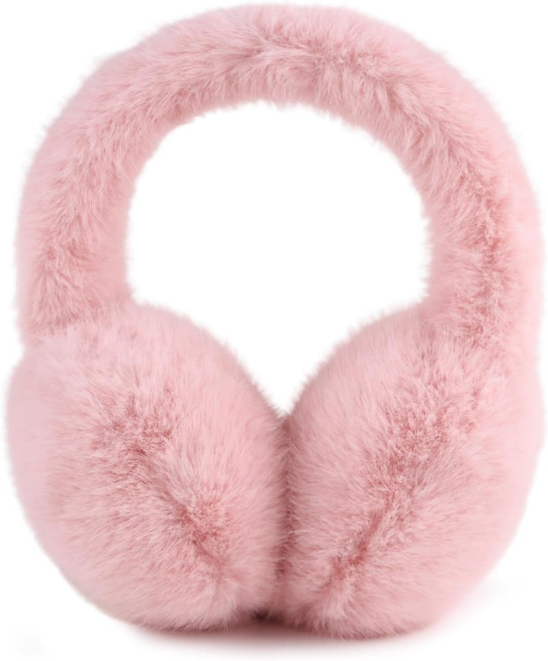 Pesaat Warm Ear muffs for Women Winter Unisex Fluffy Earmuffs Lady Ear Warmer Faux Fur Ear Covers - Image 1